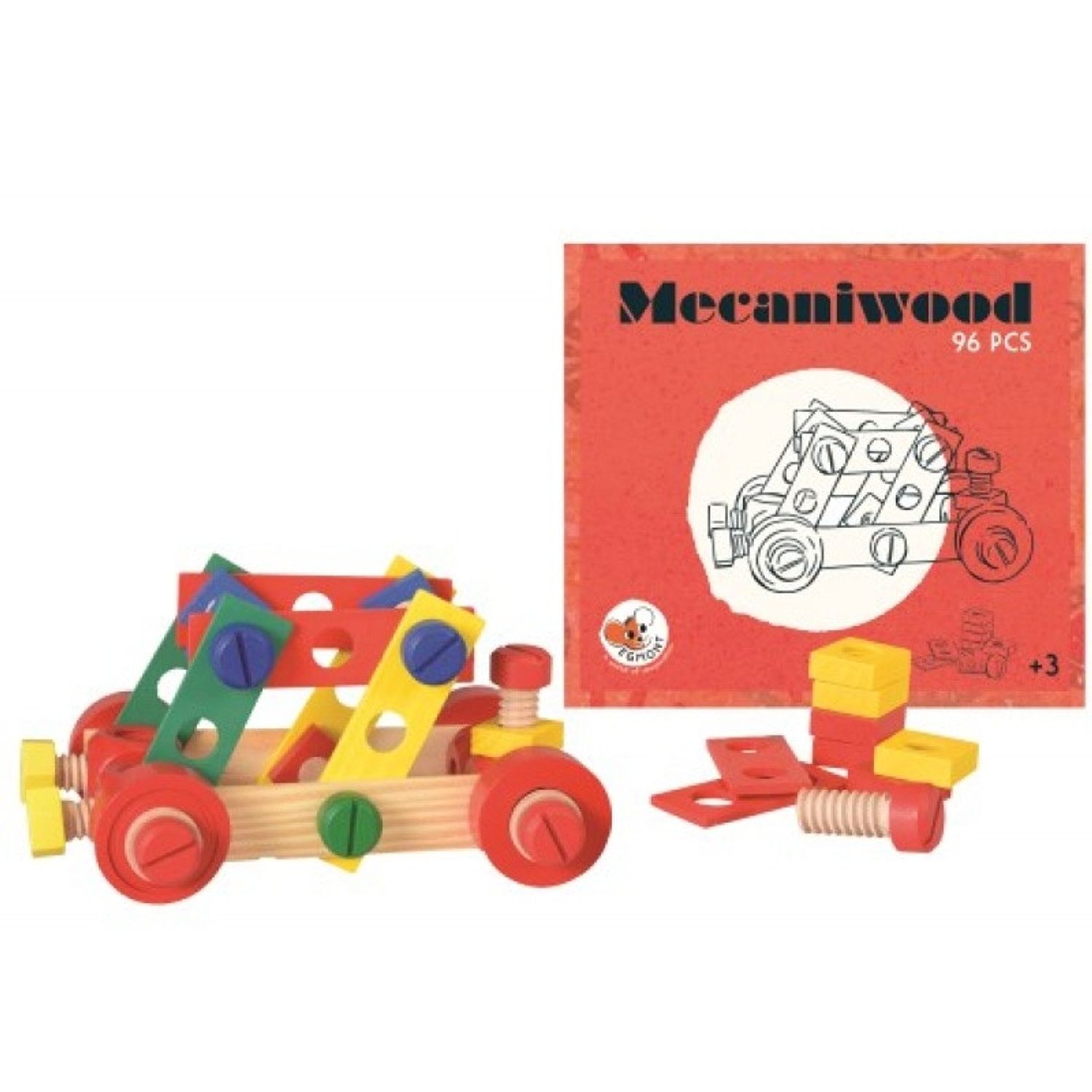 Mecaniwood Egmont, set 96 piese fotografia produsului