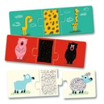 Puzzle trio Djeco animale dezbracate fotografia produsului View 2 S