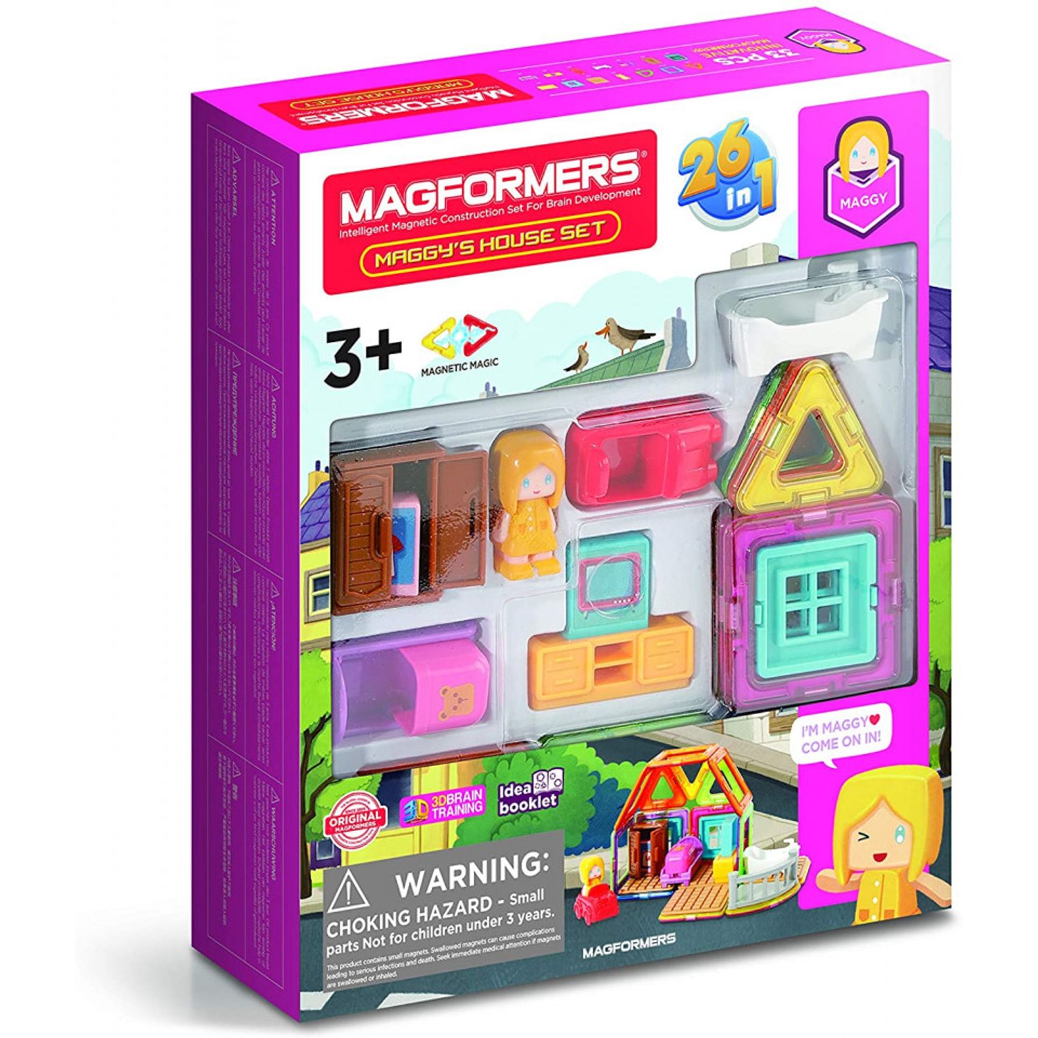 Set de construit Magformers- Casa Maggy, 33 piese fotografia produsului