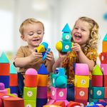 Set cuburi din spuma cu magnet Clicstoys, 10 piese fotografia produsului View 4 S