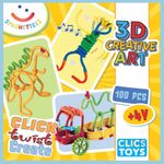 Set de construit cu magnet Spaghetteez 100 piese fotografia produsului