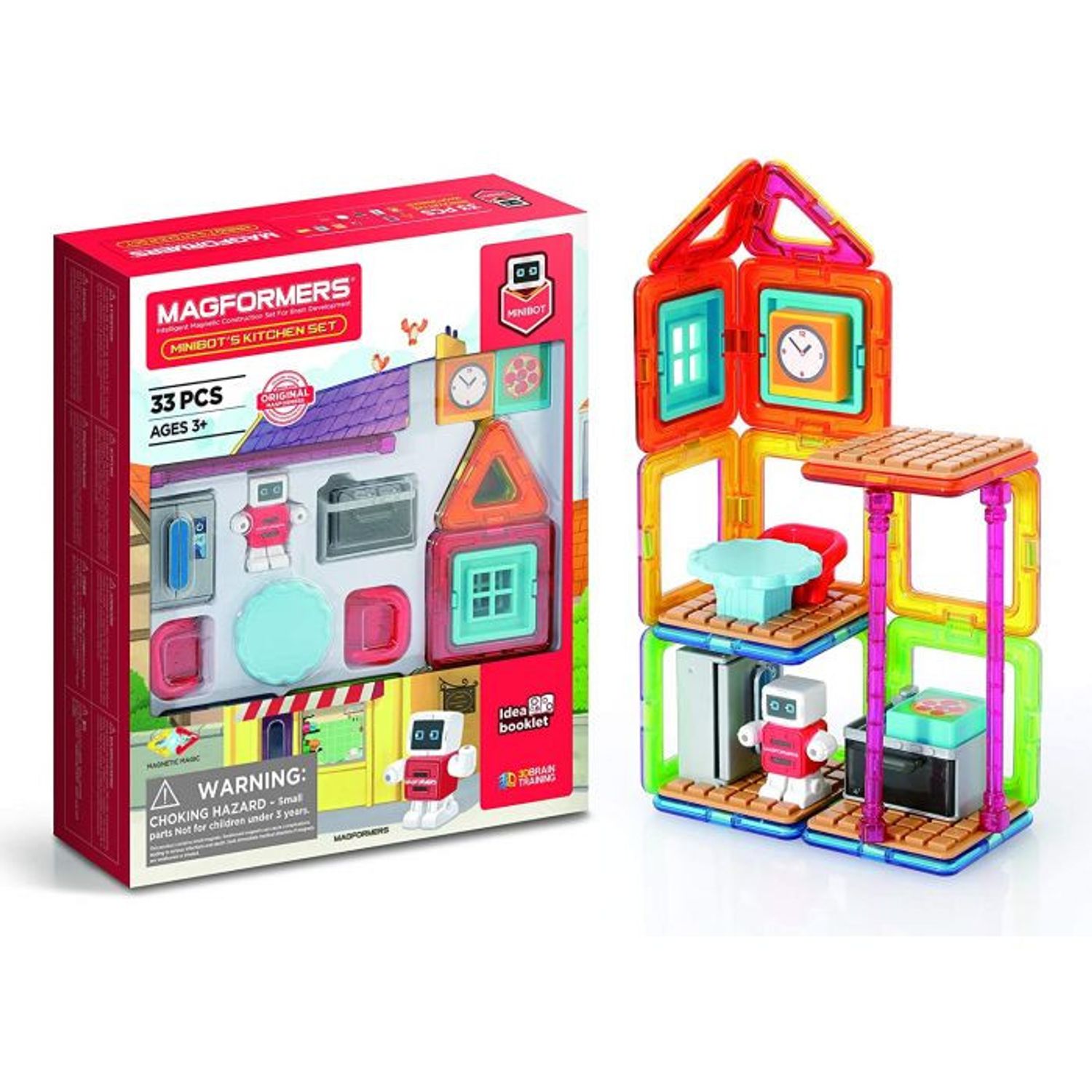 Set de construit Magformers- Bucatarie, 33 piese fotografia produsului