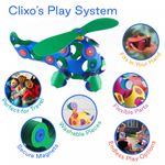 Set Clixo de construit cu magnet, Itsy pack Blue-Green 30 fotografia produsului View 3 S