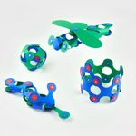 Set Clixo de construit cu magnet, Itsy pack Blue-Green 30 fotografia produsului View 4 S