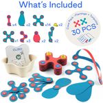 Set Clixo de construit cu magnet, Itsy pack Flamingo-Turquoise 30 fotografia produsului View 2 S