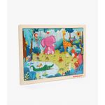Puzzle din lemn - Animalute jucause fotografia produsului