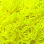 Elastice Rainbow Loom - Neon Galben - 300 buc fotografia produsului