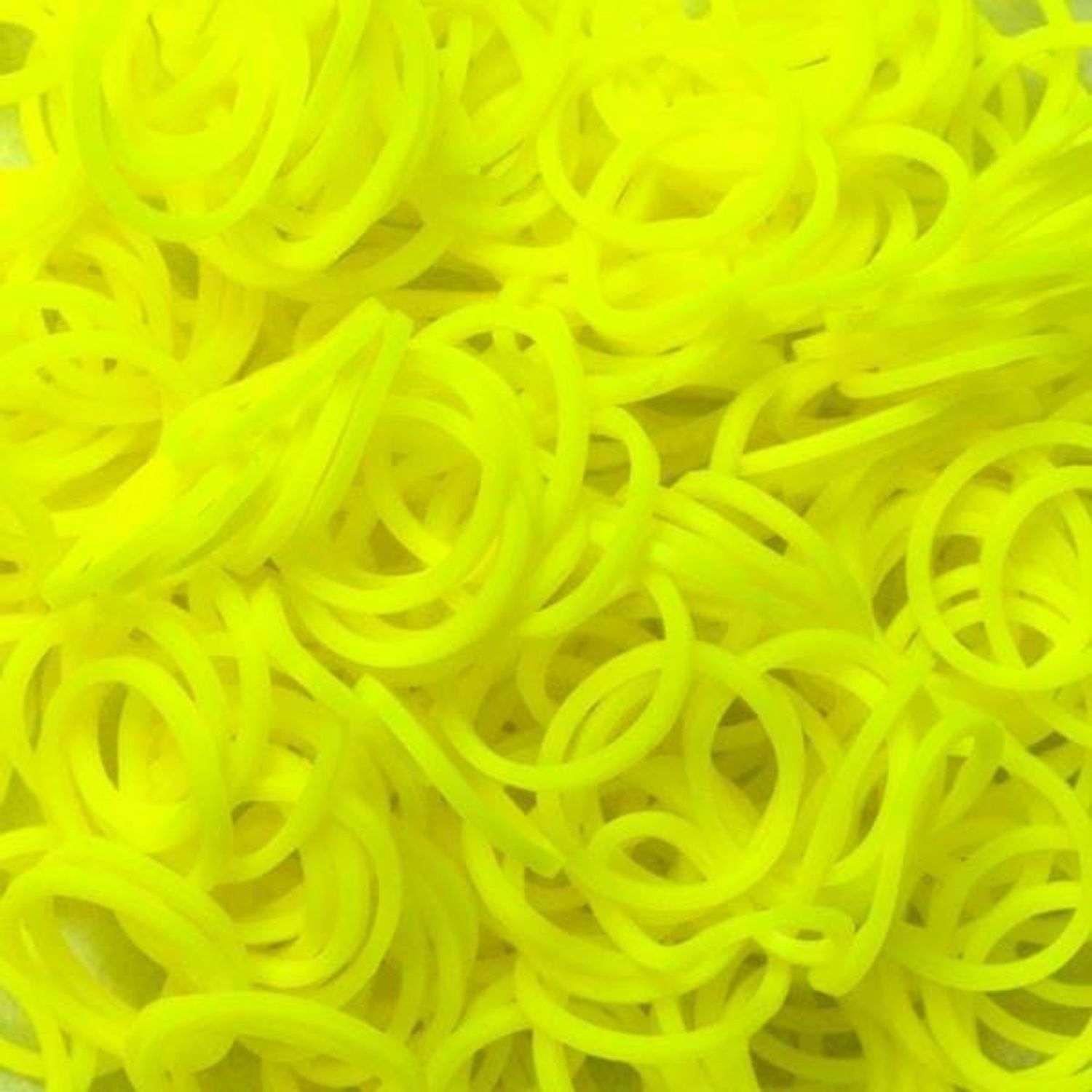 Elastice Rainbow Loom - Neon Galben - 300 buc fotografia produsului