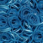 Elastice Rainbow Loom - Metalic Albastru-300 buc fotografia produsului