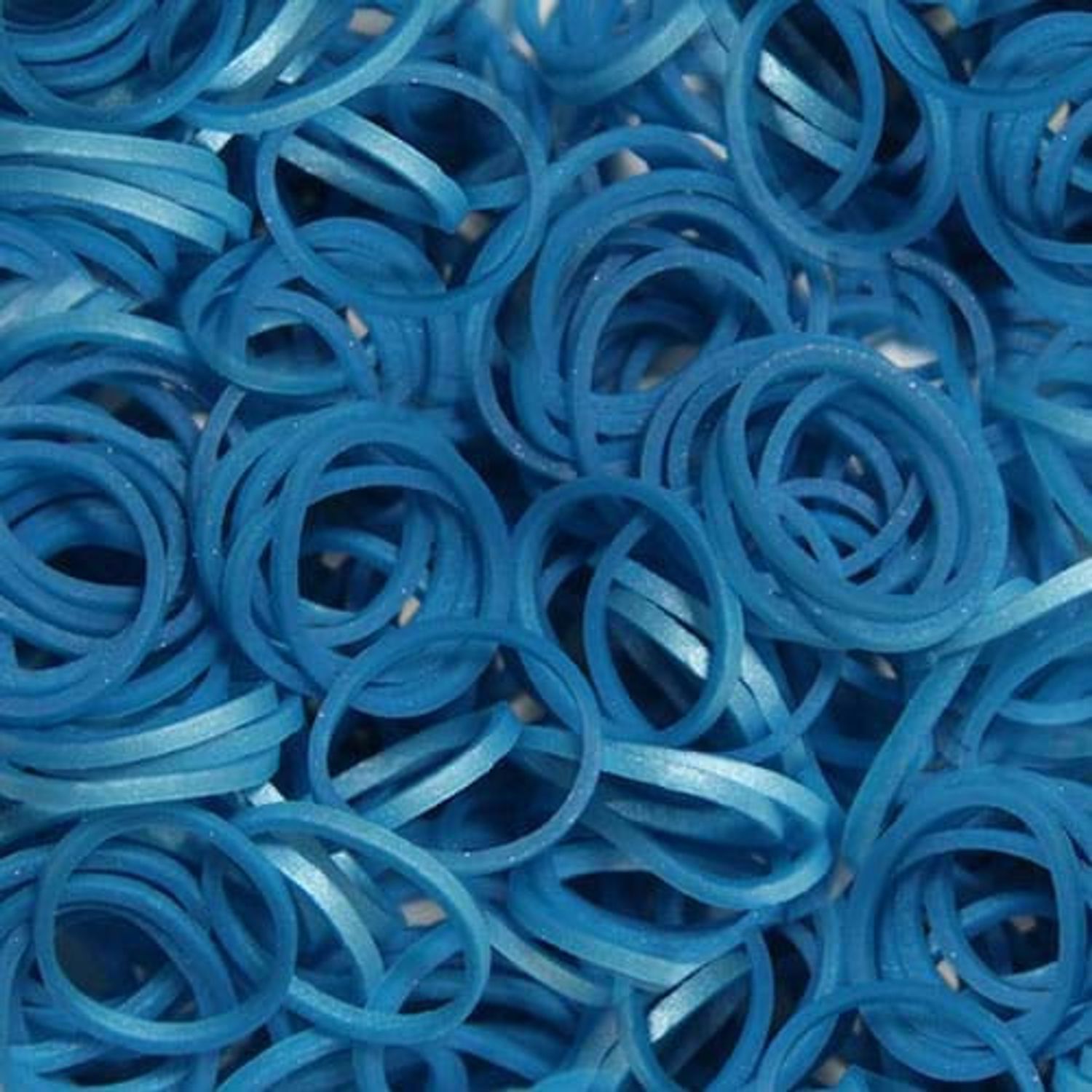 Elastice Rainbow Loom - Metalic Albastru-300 buc fotografia produsului