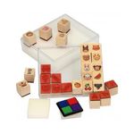 Set tusiera si stampile din lemn fotografia produsului View 2 S
