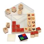 Set tusiera si stampile din lemn fotografia produsului View 9 S