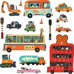 Abtibilduri de perete Djeco Vehicule fotografia produsului