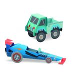 Creeaza jucarii din hartie Vehicule Djeco fotografia produsului View 2 S