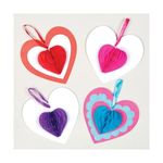 Inimioare fagure decorative Baker Ross fotografia produsului