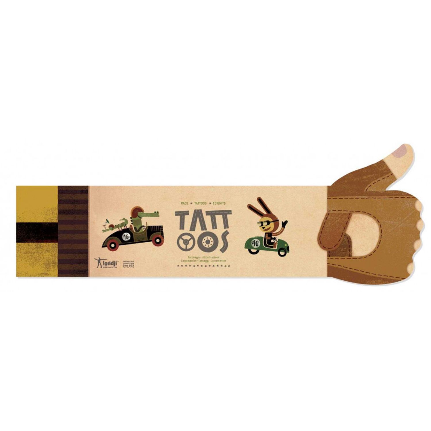 Tatuaje Londji, Cursa auto fotografia produsului View 2 L