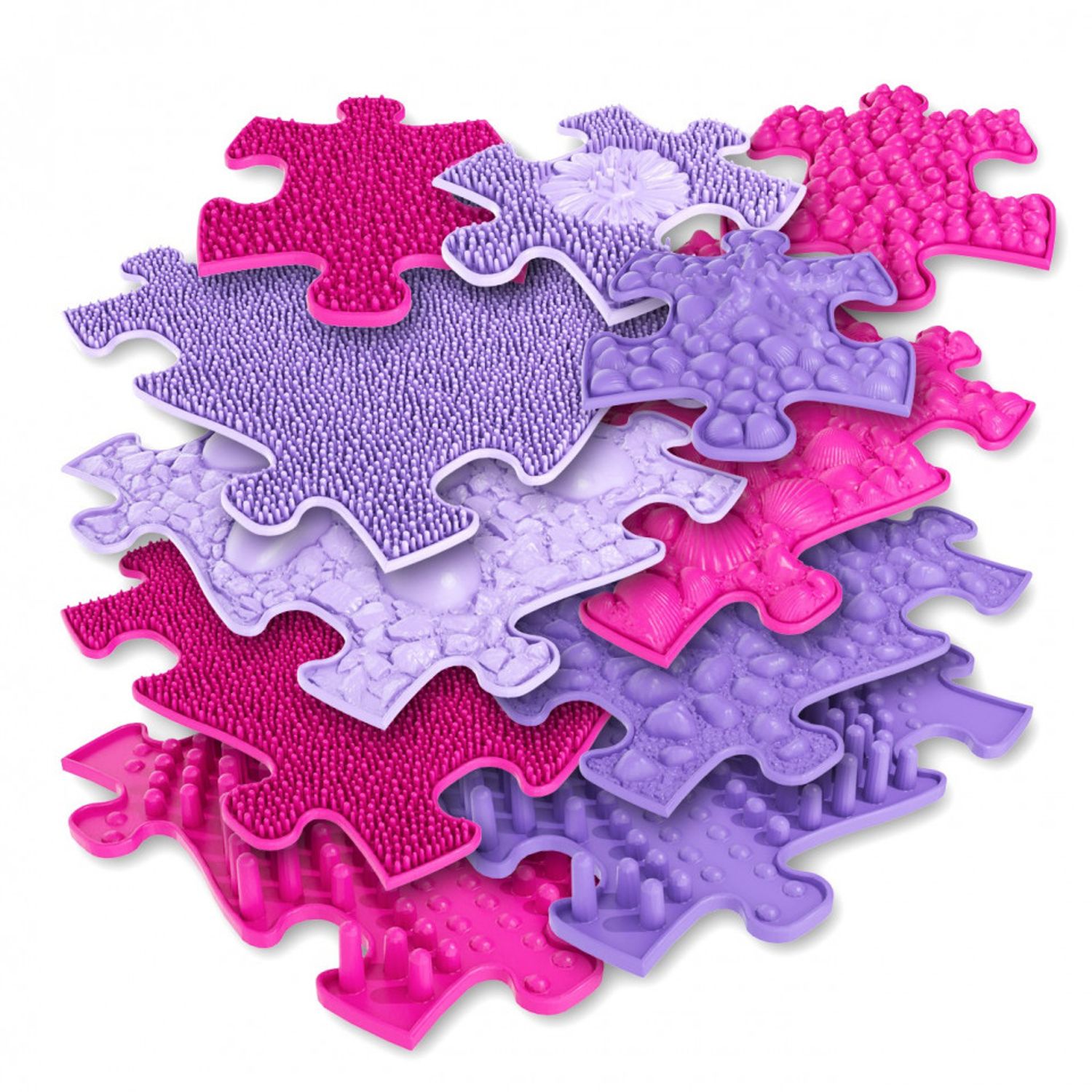 Covoras ortopedic senzorial puzzle Set pentru fetite fotografia produsului View 2 L