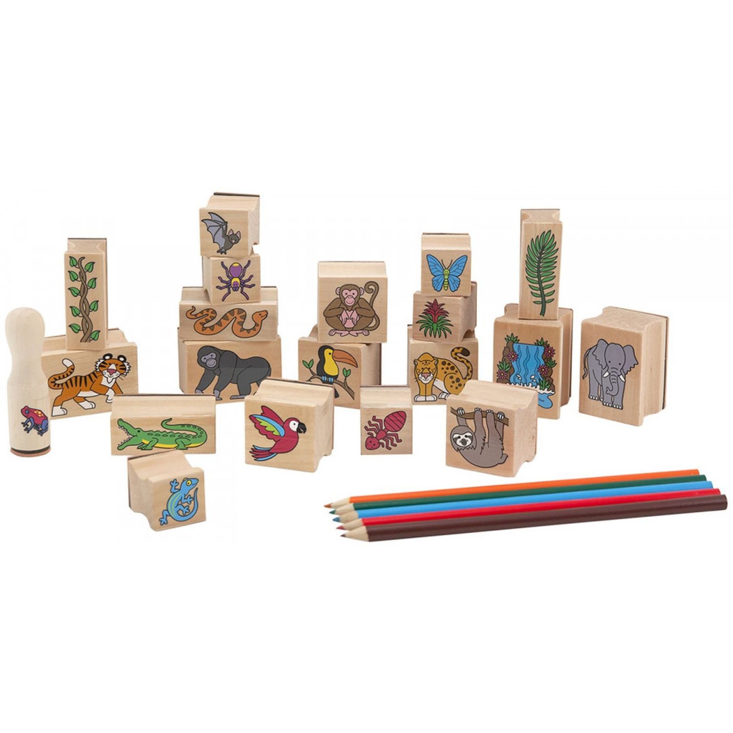 Set stampile Jungla Melissa and Doug fotografia produsului