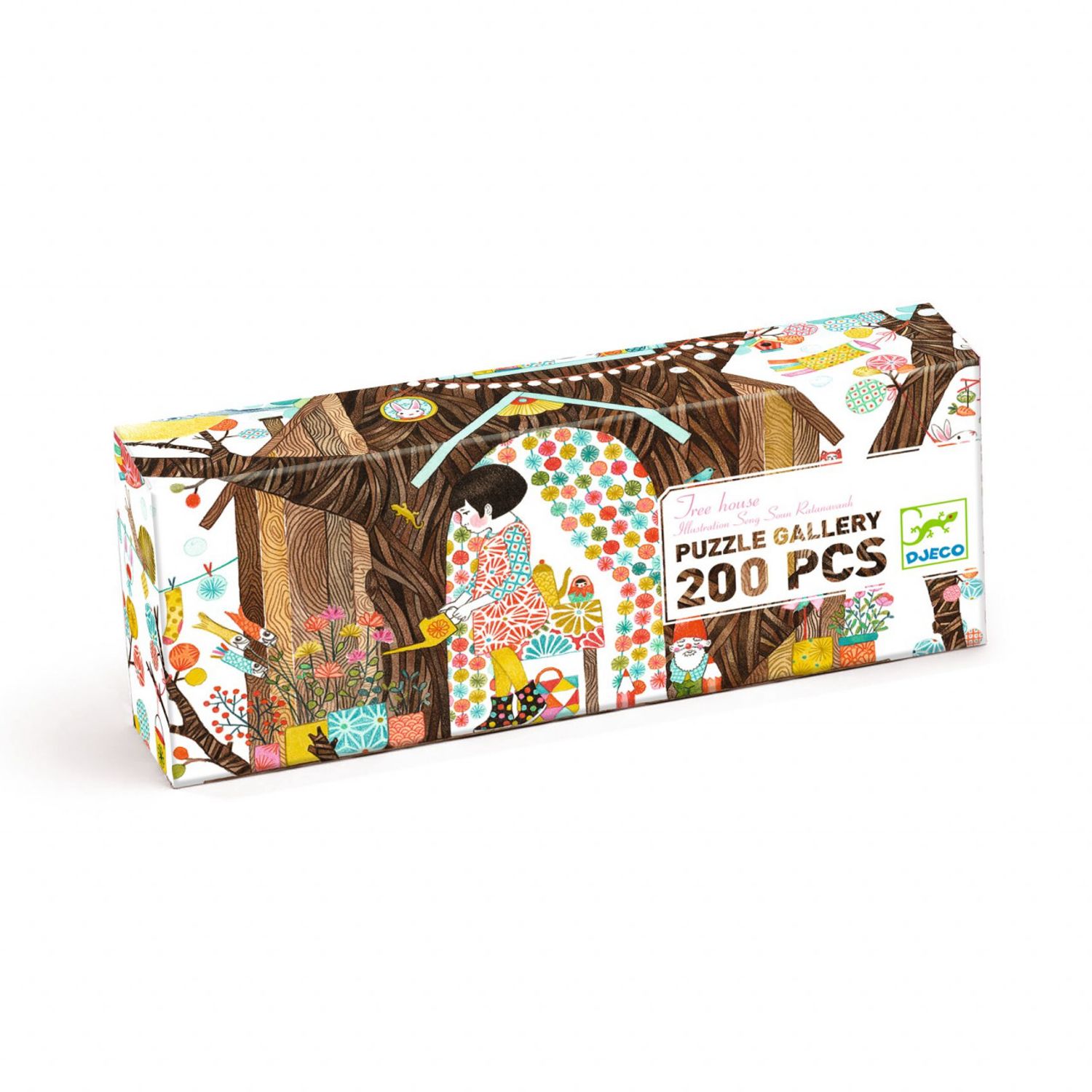 Puzzle Djeco Casuta din copac, 200 piese fotografia produsului View 3 L