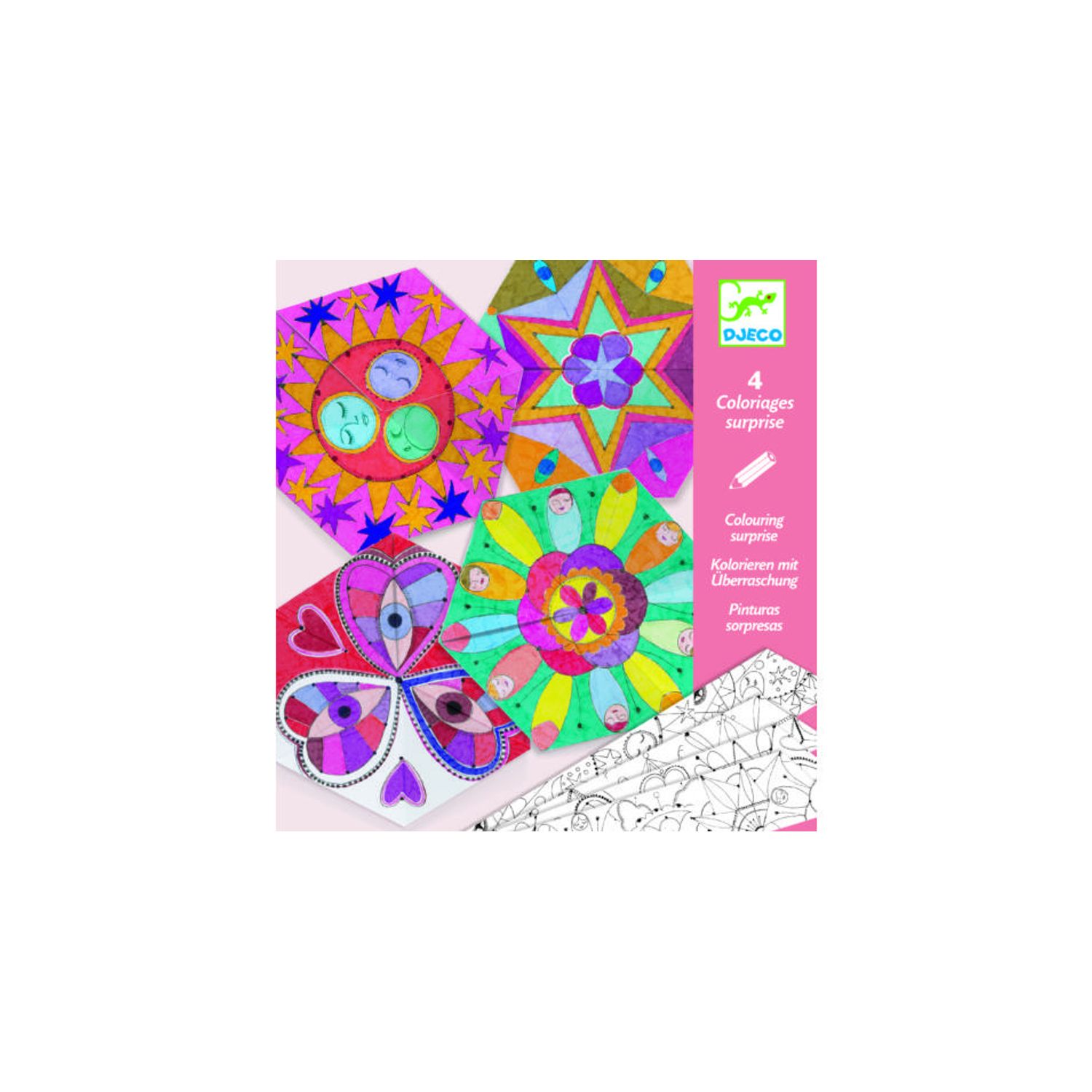 Crafturi din hartie Djeco, Mandala constelatii fotografia produsului