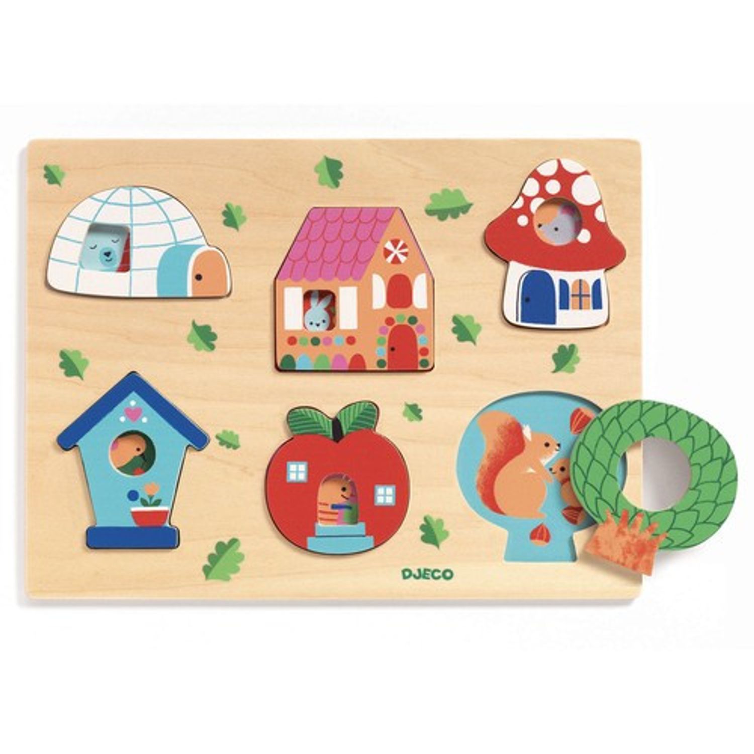Puzzle Djeco, Casa cu surprize fotografia produsului View 5 L