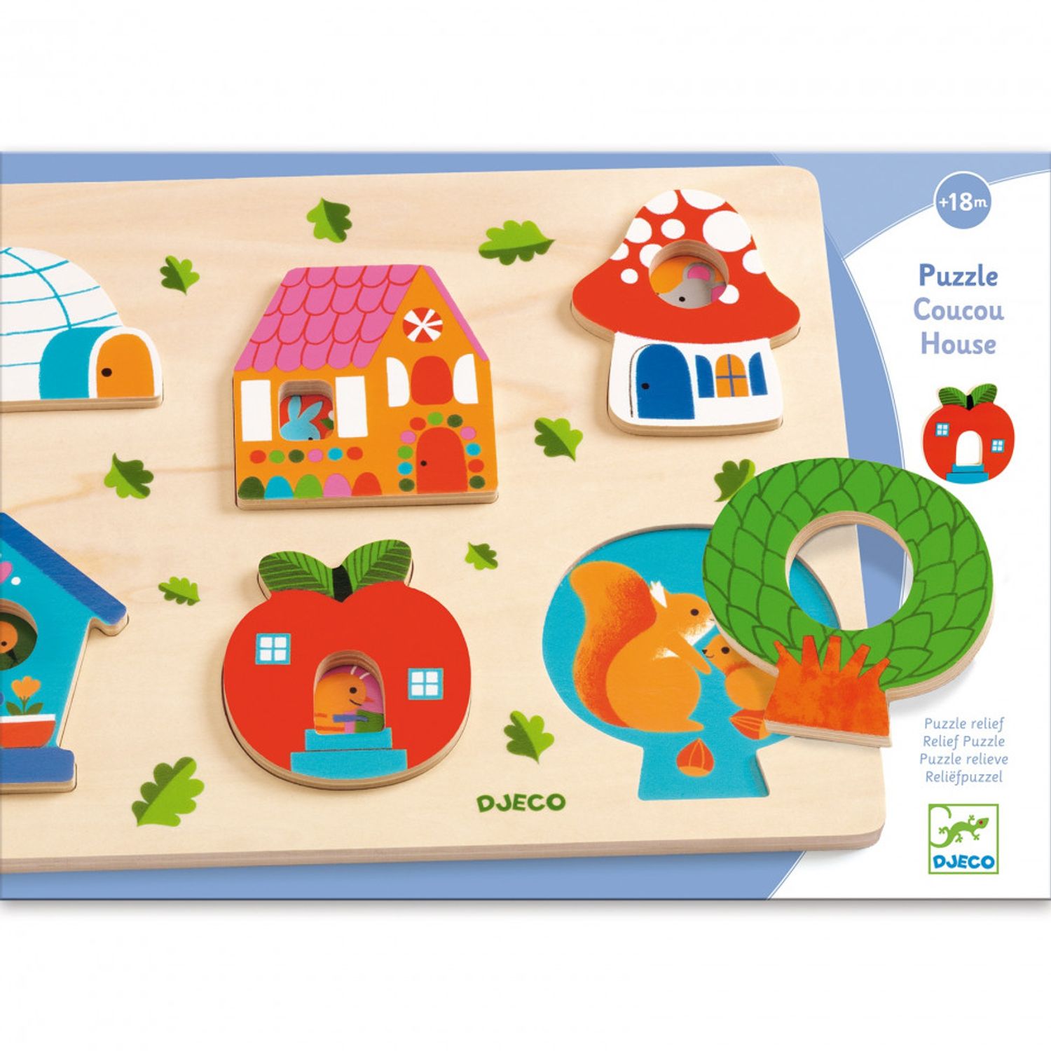 Puzzle Djeco, Casa cu surprize fotografia produsului View 9 L