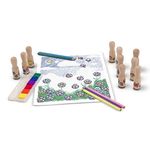 Set stampile Happy Handle Deluxe Melissa and Doug fotografia produsului View 3 S