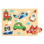 Puzzle Djeco, Vehicule cu surprize fotografia produsului View 5 S
