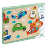 Puzzle Djeco, Vehicule cu surprize fotografia produsului View 6 S