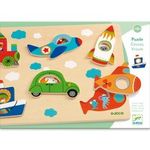 Puzzle Djeco, Vehicule cu surprize fotografia produsului