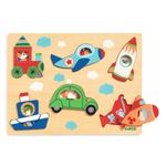Puzzle Djeco, Vehicule cu surprize fotografia produsului View 13 S
