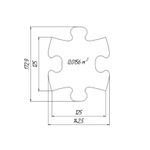 Set covorase ortopedice senzoriale puzzle Mini Puzzle Muffik fotografia produsului View 2 S