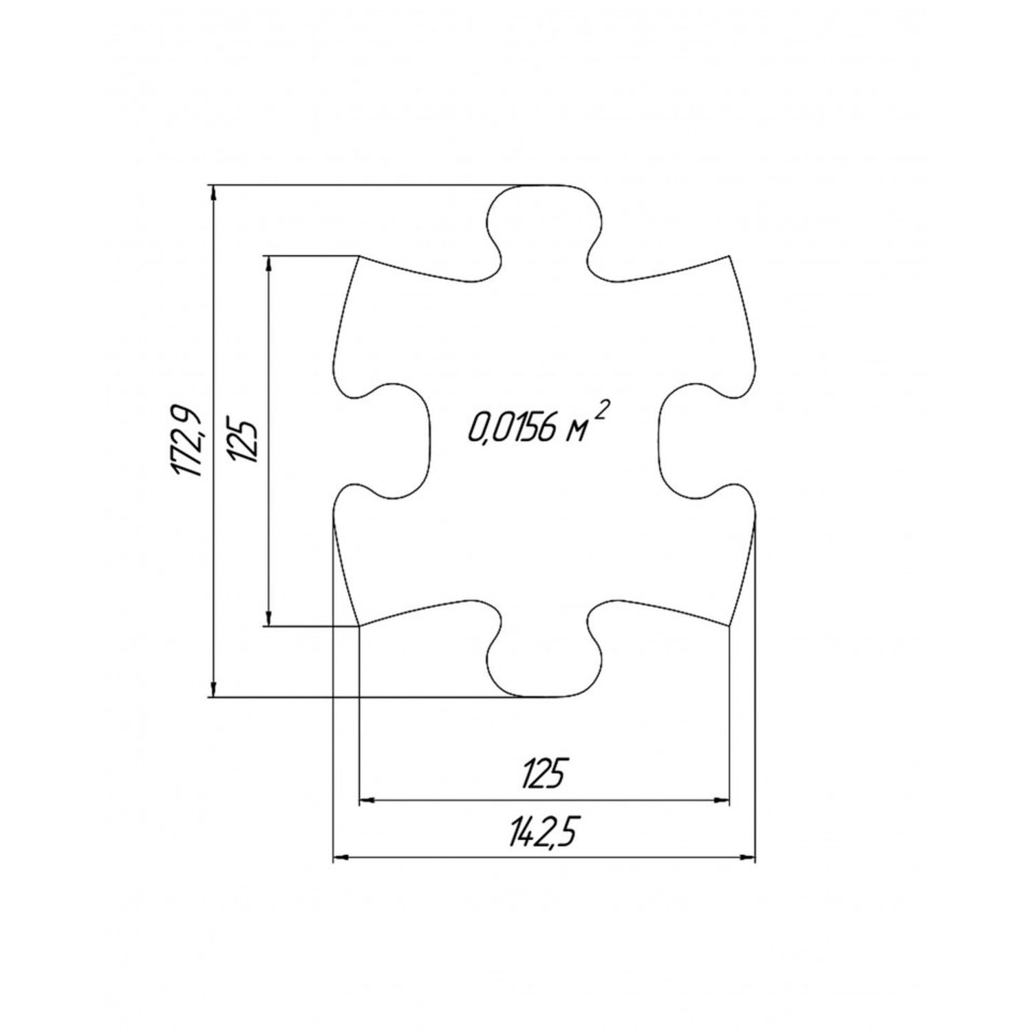 Set covorase ortopedice senzoriale puzzle Mini Puzzle Muffik fotografia produsului View 2 L