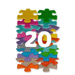 Set covorase ortopedice senzoriale puzzle Mini Puzzle Muffik fotografia produsului