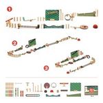Zig & Go Djeco, set de constructie trasee, 48 piese fotografia produsului View 4 S