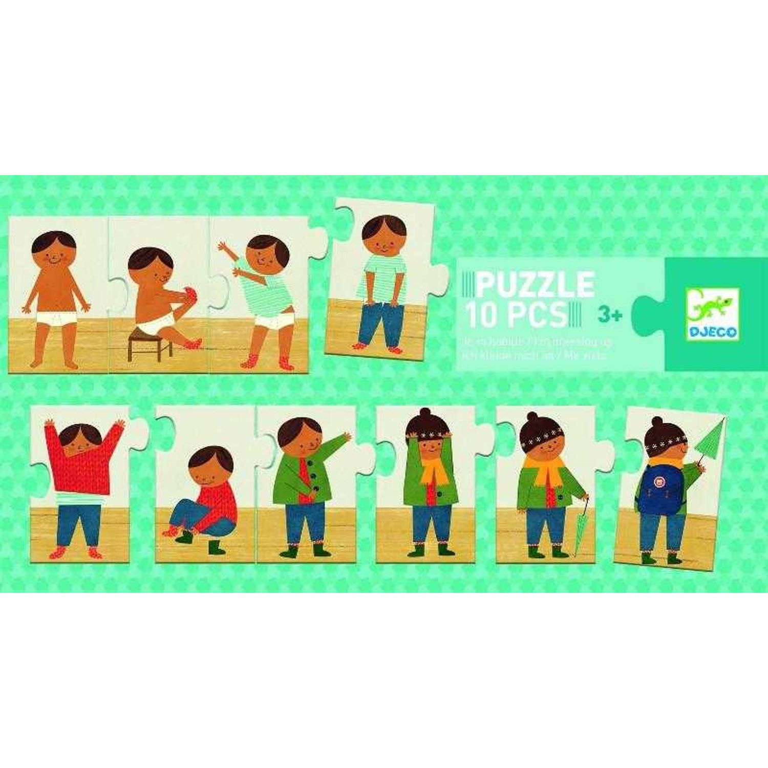 Puzzle Djeco, Ma imbrac singur fotografia produsului
