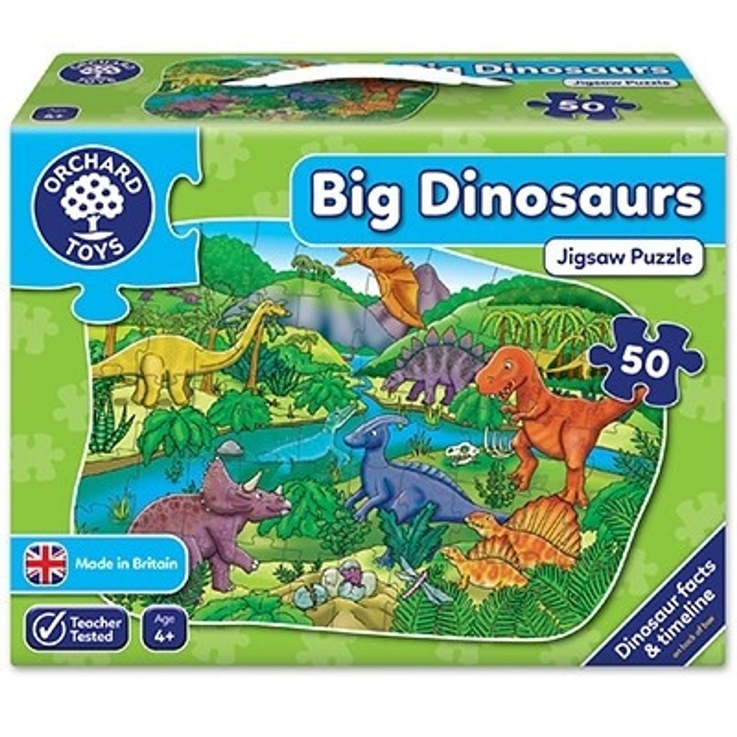 Puzzle de podea Dinozauri (50 piese) BIG DINOSAURS fotografia produsului