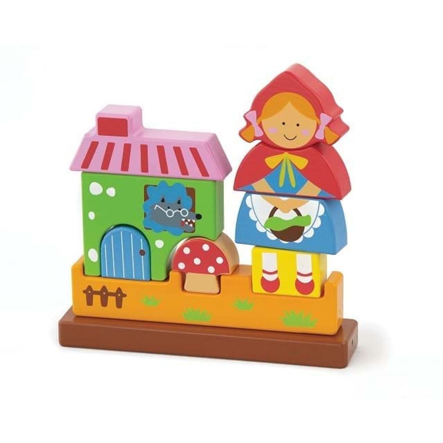 Puzzle 3D Magnetic Scufita Rosie fotografia produsului