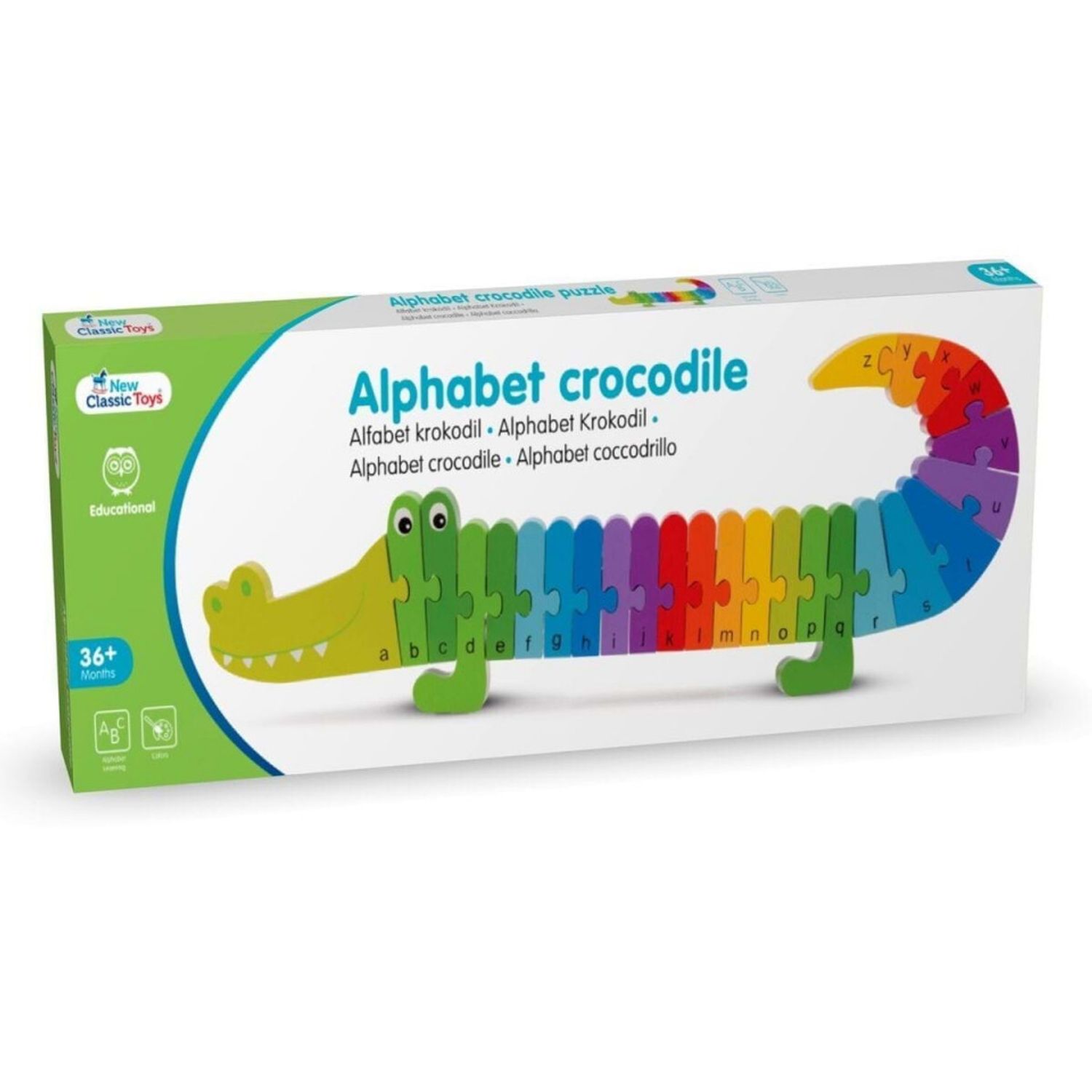 Puzzle Alfabet - Crocodil fotografia produsului View 2 L
