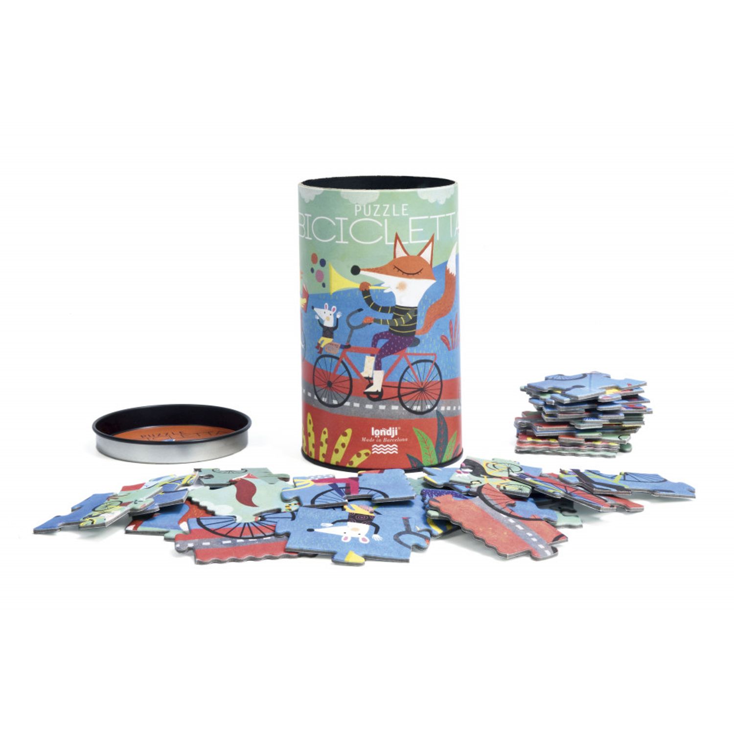 Puzzle Londji, Cu bicicleta fotografia produsului View 2 L