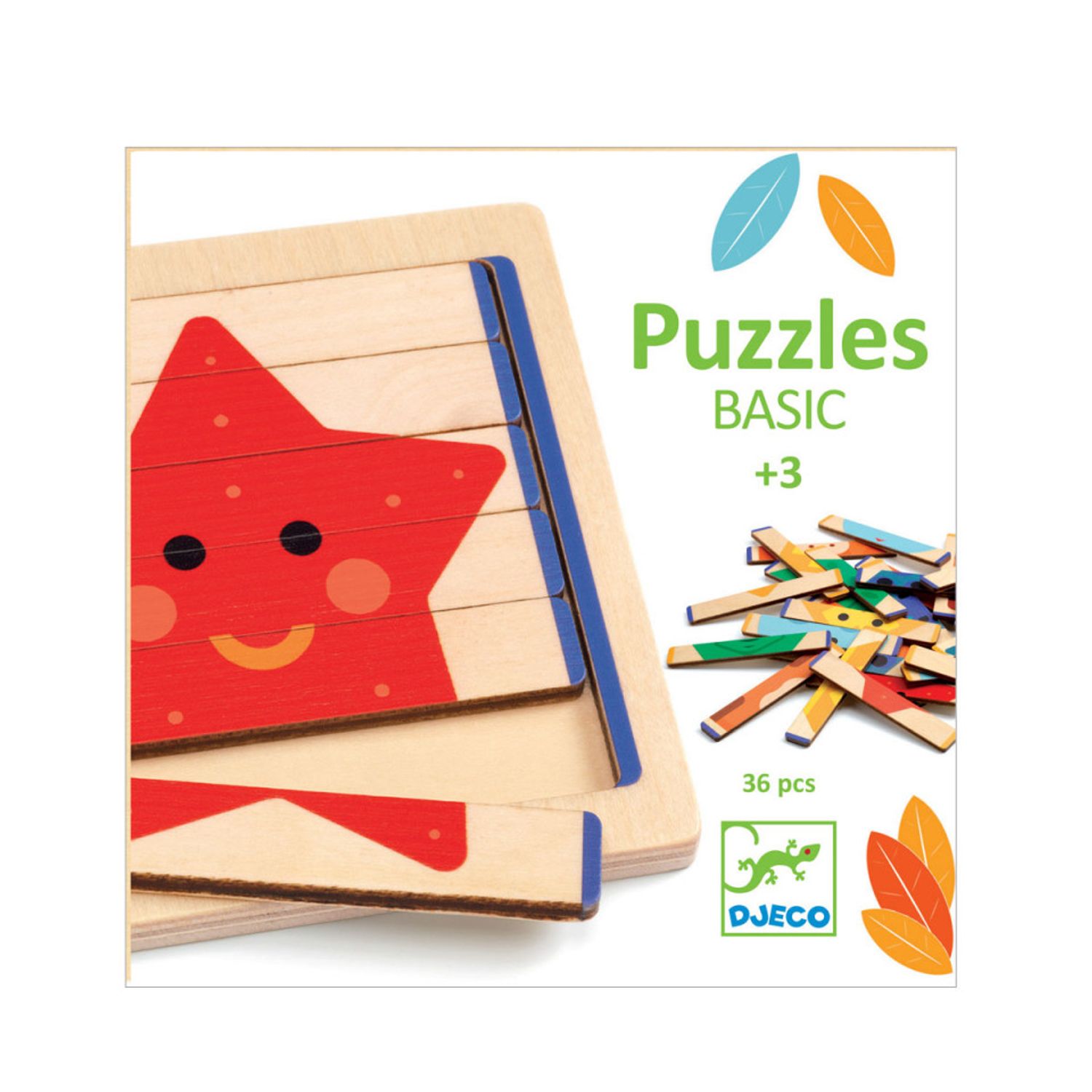 Jucarii Educative Puzzle basic Djeco fotografia produsului