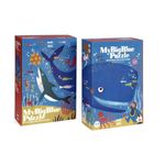Puzzle Londji, Balena albastra in ocean fotografia produsului View 3 S