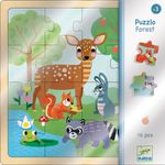 Puzzle lemn Forest Djeco fotografia produsului View 3 S