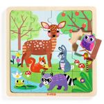 Puzzle lemn Forest Djeco fotografia produsului View 4 S