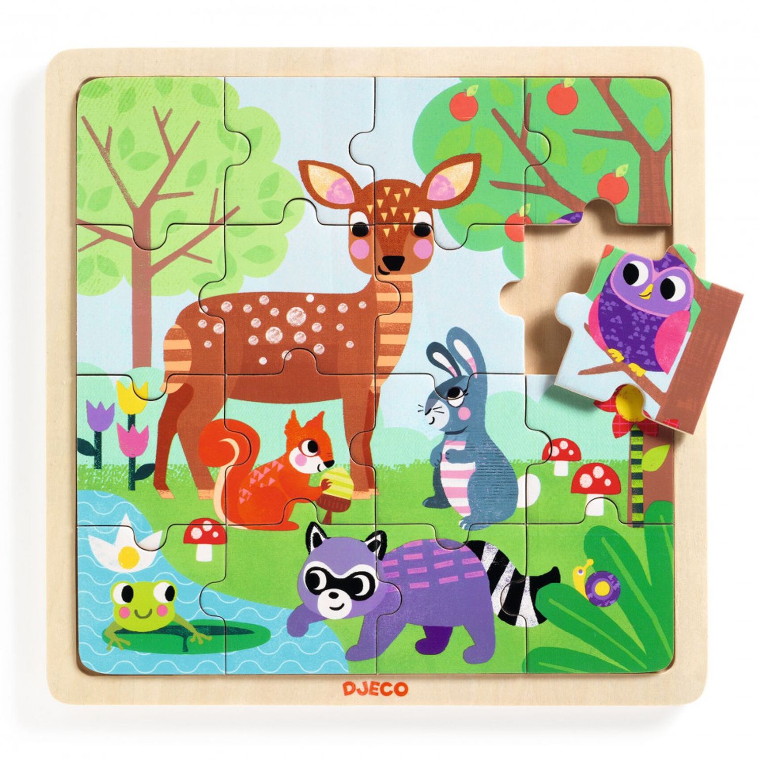 Puzzle lemn Forest Djeco fotografia produsului View 4 L