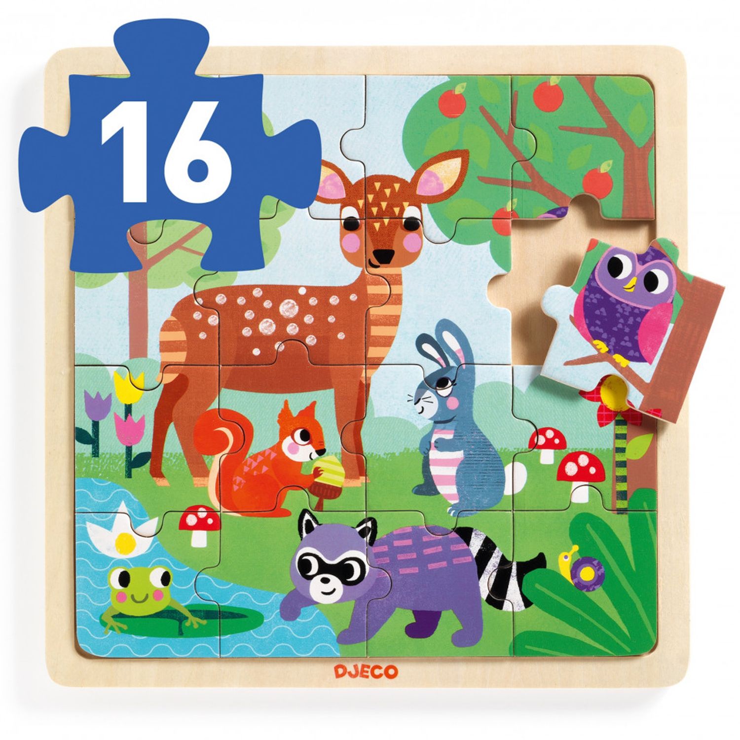 Puzzle lemn Forest Djeco fotografia produsului View 2 L