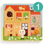 Puzzle straturi Djeco casuta iepurasilor fotografia produsului View 2 S
