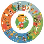 Puzzle cicular Djeco, anotimpurile fotografia produsului View 2 S