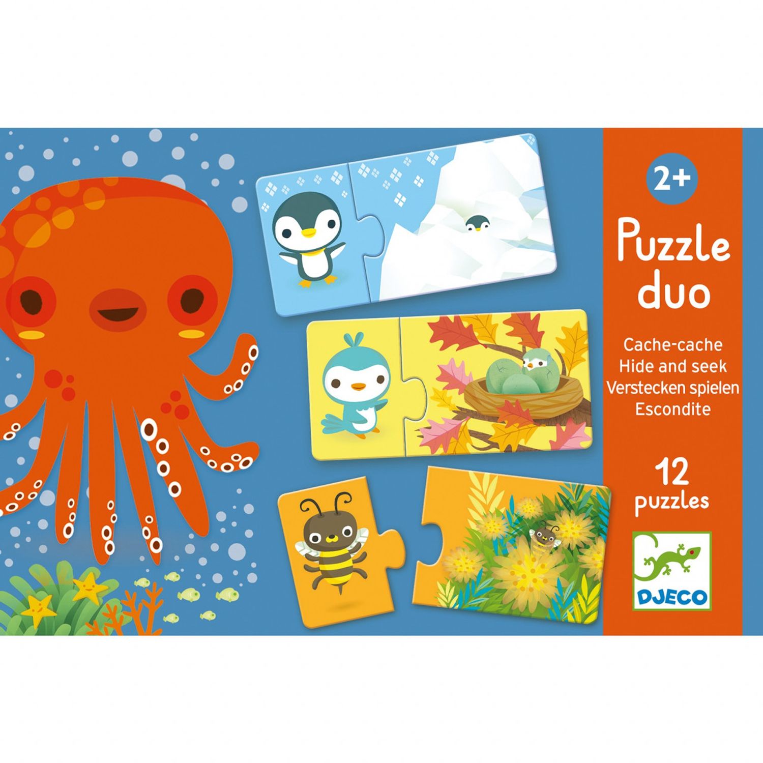 Puzzle duo Djeco Ascunselea fotografia produsului View 7 L