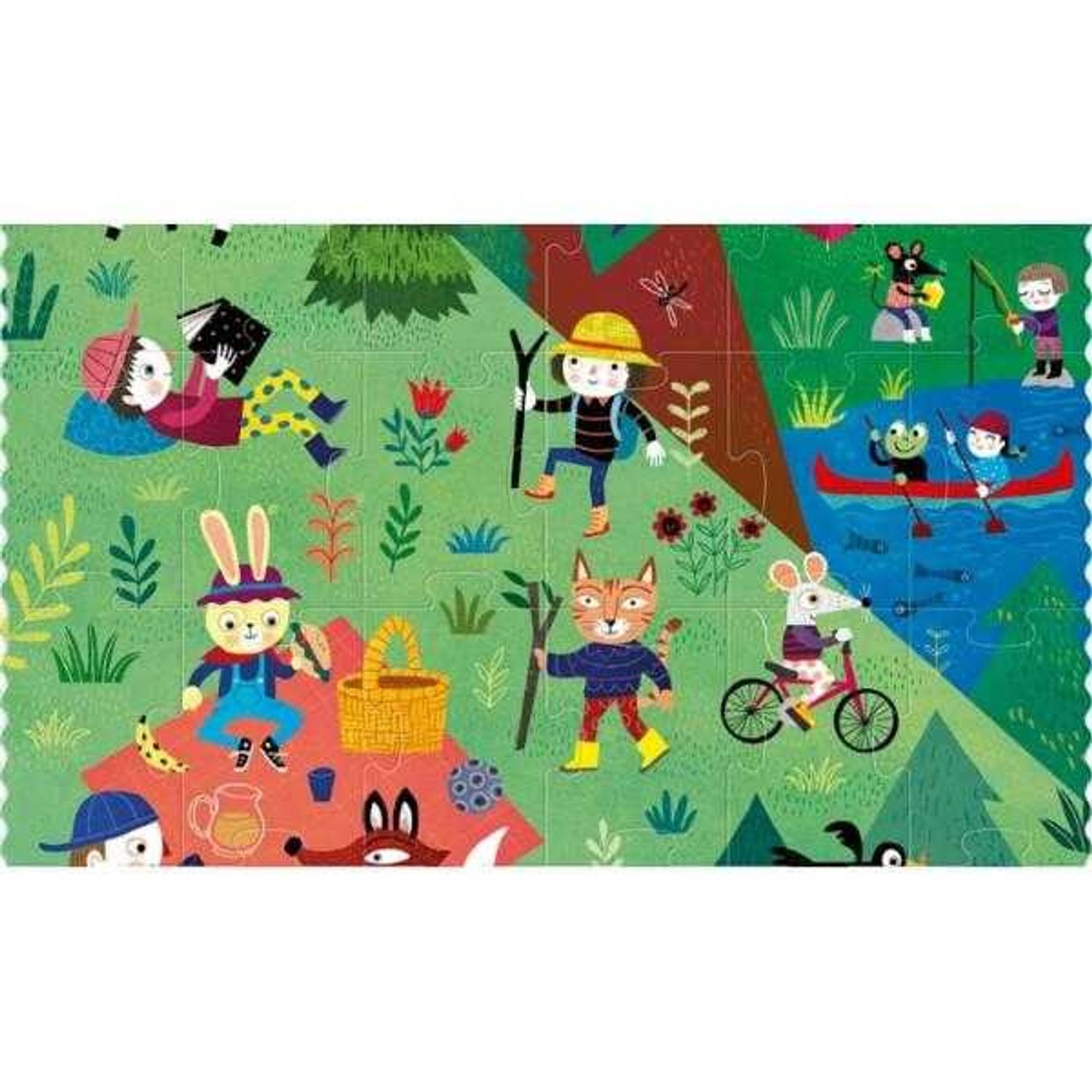 Puzzle Londji, Haideti la munte! fotografia produsului View 4 L